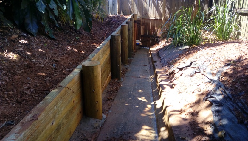 Retaining Wall after